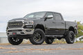1x 70778 1x 70920D LED Light Bumper Mount 20 Chrome Dual Row White DRL Ram 1500 (19-22)