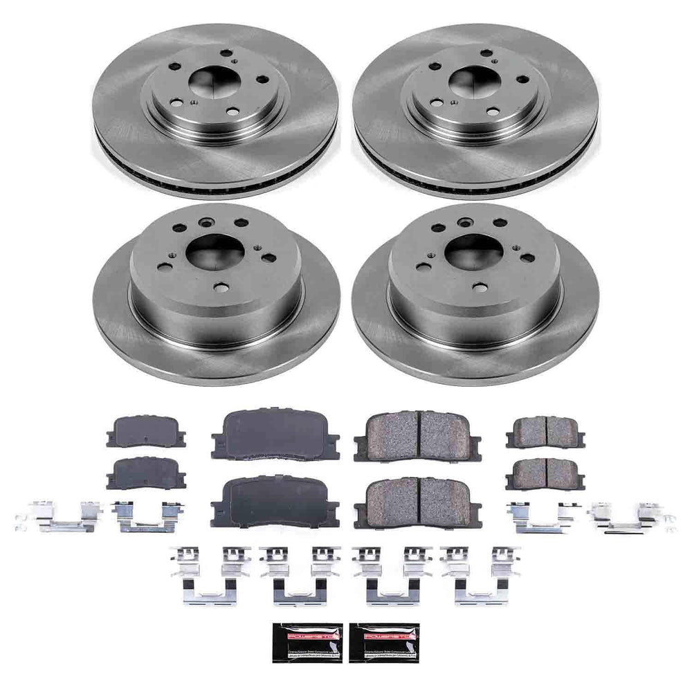 Power Stop 04-06 Lexus ES330 Front & Rear Autospecialty Brake Kit