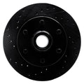 R1 Concepts Brake Rotor Drilled and Slotted Silver Fits Chevrolet C2500