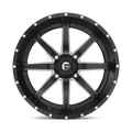 D538 16X7 4X156 MT-BLK-MIL 13MM