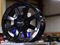 Helo auto part close-up