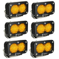 LED Work Light Amber Lens Work/Scene Pattern Pair S2 Sport Baja Designs