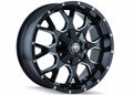 WARRIOR (8015) BLK/MILLED SPOKES 18