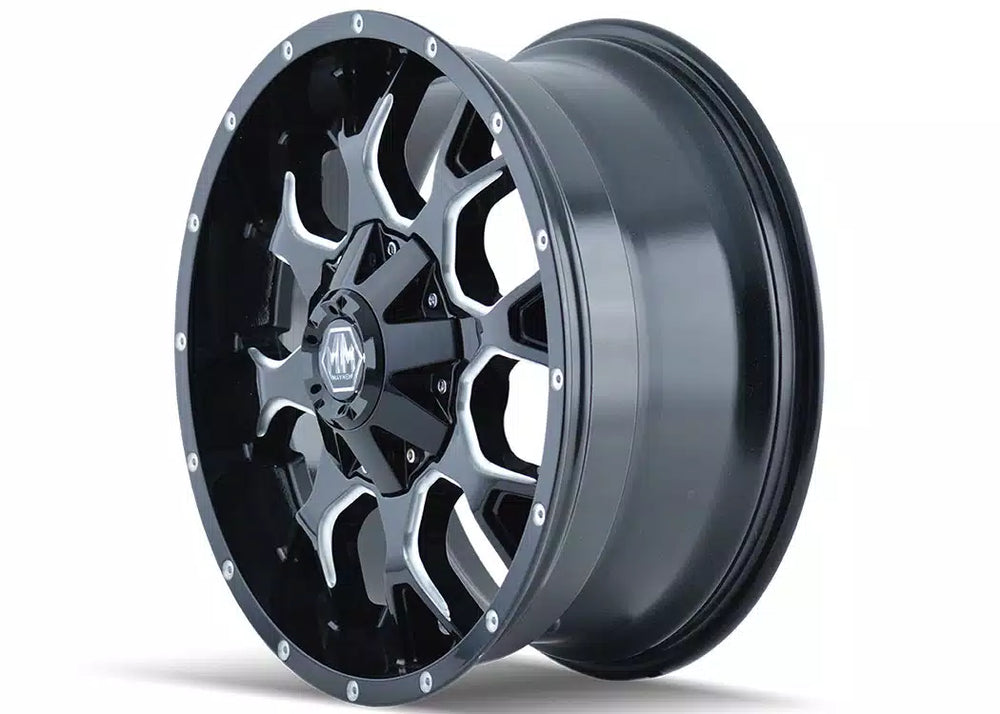 WARRIOR (8015) BLK/MILLED SPOKES 18
