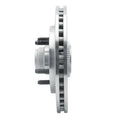 R1 Concepts Brake Rotor Drilled and Slotted Silver Fits Ford Expedition