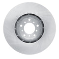 R1 00-03 BMW M5 Right Front Drilled & Slotted Black Brake Rotor