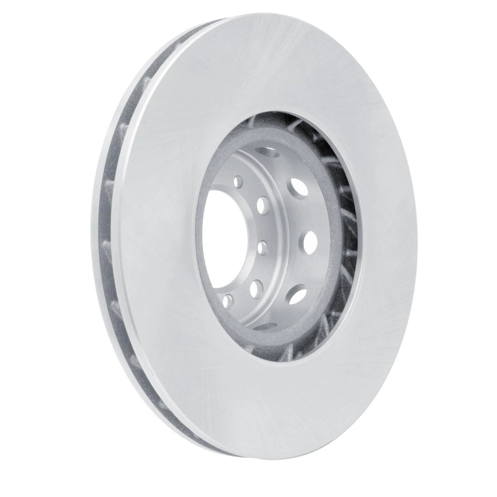 R1 00-03 BMW M5 Right Front Drilled & Slotted Black Brake Rotor