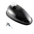 Moroso 16-Up Polaris RZR Coolant Tank - Black Powder Coat