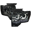 SPEC D TUNING gunmetal headlights