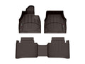 WeatherTech Cocoa Front and Rear Floorliners Fits -22-22 EQS 471709-1-2