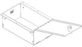 12' ACCESSORY POCKET W LID & LOCK