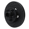 R1 06-12 Ford Ranger (Mexico) Front Left Drilled & Slotted Black Brake Rotor
