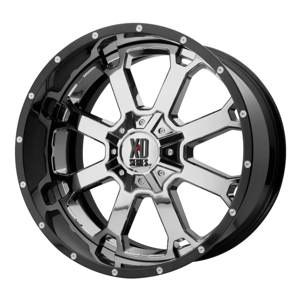 XD202 22X12 5X5.0/5.5 CHR BLK MILL LP -44MM