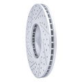 R1 07-19 BMW X6 Front Right Drilled & Slotted Geoperformance Rotor