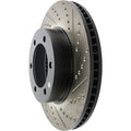 Stoptech auto part installed view