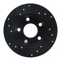 R1 73-73 Ford Country Squire Front Right Drilled & Slotted Black Brake Rotor