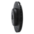 R1 17-25 BMW 330I Front Right Drilled & Slotted Black Brake Rotor