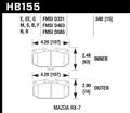 DTC60 MOTORSPORTS BRAKE PADS