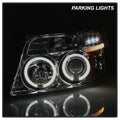 SPYDER headlights close-up