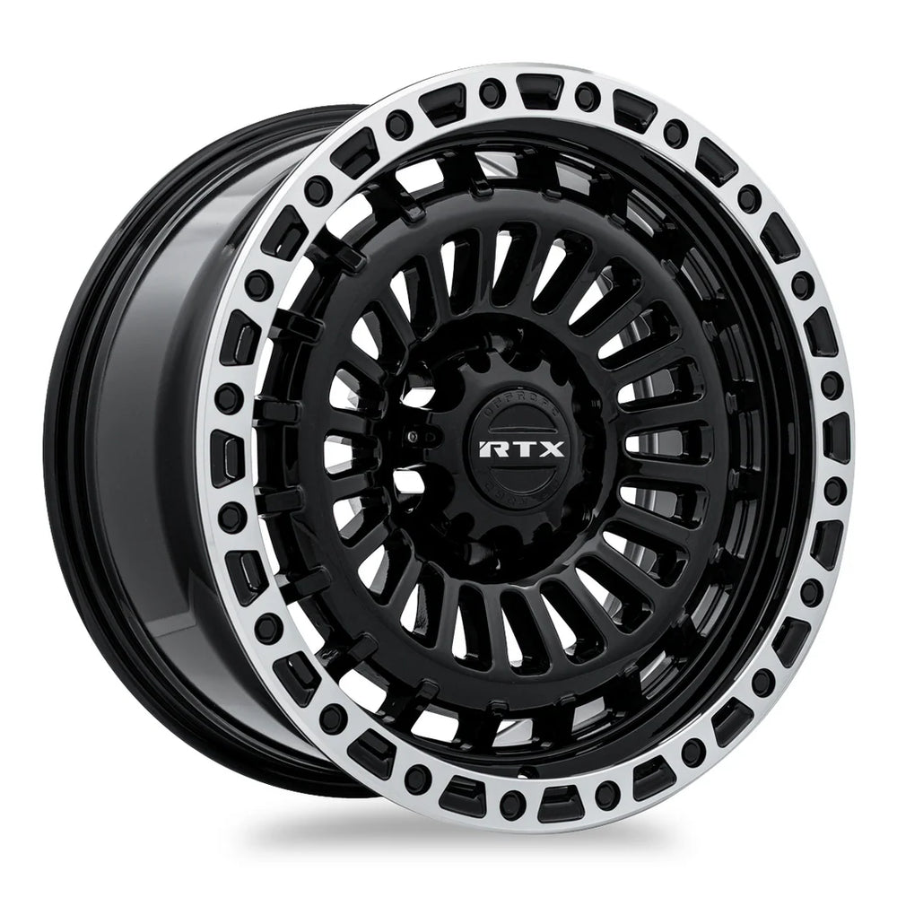 MOAB 18X9 6X135 ET0 CB87.1 GLOSS BLACK MACHINED LIP