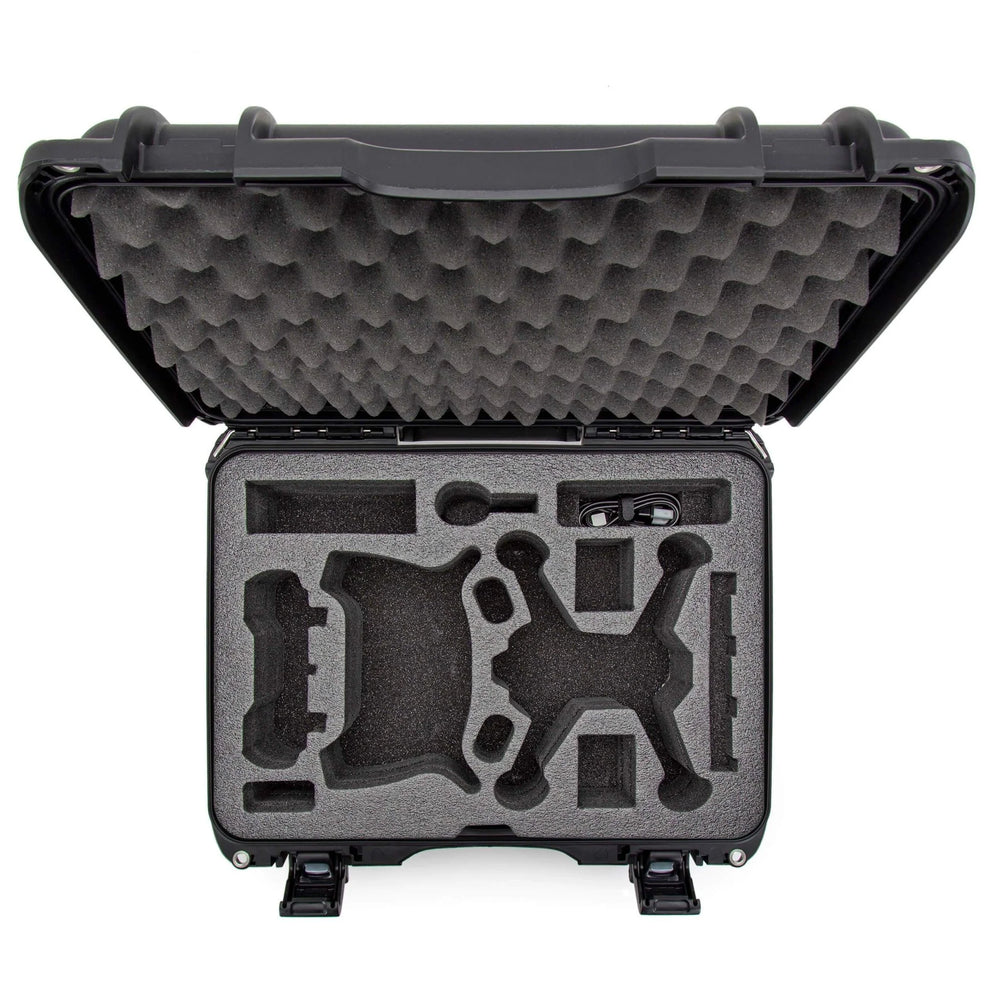 NANUK CASE W/FOAM FOR FPV AIR UNIT GOGGLES AND CNTLRBLACK INTERIOR: 17 X 11.8 X 6.4IN