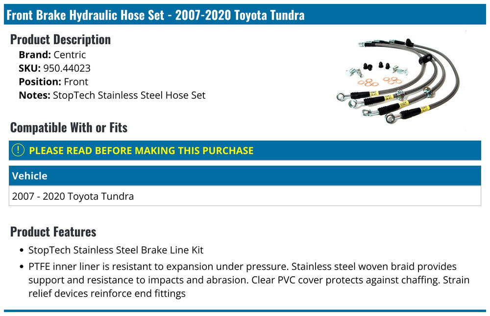 OE ELITE BRAKE KIT 2 WHEEL