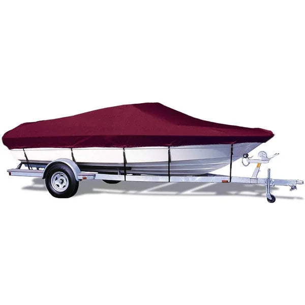 HOT SHOT BOAT COVERVHULL RUNABOUT I/O 13FT5IN14FT4IN x 68INCRANBERRY