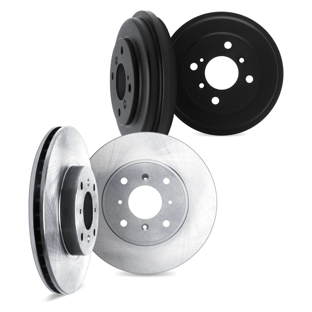 DFC 03-05 Kia Rio Front & Rear Rotors includes Drums