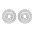 R1 Concepts Brake Rotor- D/S - Silver Fits Jaguar XE
