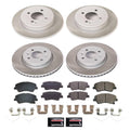 Power Stop 18-22 Hyundai Accent Front and Rear Semi-Coated Rotor Kit