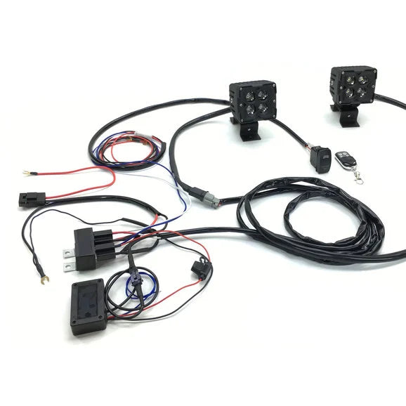 ~(5 lbs. 12X7X4)~ 3 Inch Work Light 20 Watt Flood RGB Accent Seismic Series Quad-Lock/Interlock Quake LED