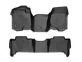 WeatherTech 07-13 Chevrolet Tahoe Front and Rear Floorliners - Over The Hump - Black
