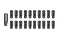 Wheel Mate Monster Open End Lug Nut Set of 20 - Black 14x1.50