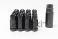 Wheel Mate Monster Open End Lug Nut Set of 20 - Black 14x1.50