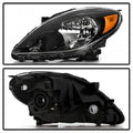 1214 VERSA OEM STYLE HEADLIGHTS LEFT AND RIGHT BLACK