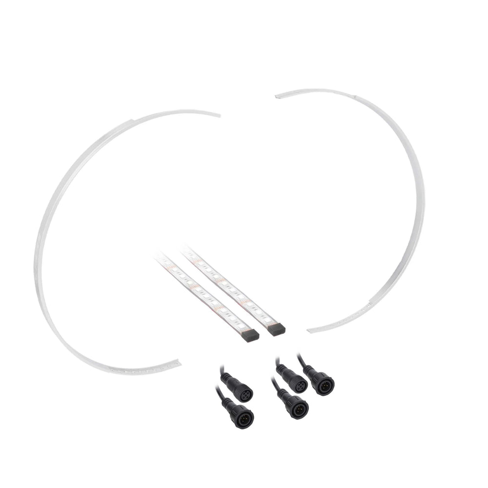 SINGLE RGBW EXPANDABLE WHEEL RING 15IN18IN