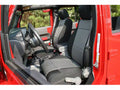 Seat Cover Kit, Front, Neoprene, Black/Gray; 07-10 Jeep Wrangler JK