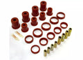 Suspension Control Arm Bushing Kit, Front, Red; 97-06 Jeep Wrangler TJ