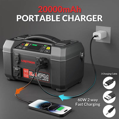 Lokithor air compressor