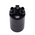 Chase Bays -10AN 90 Deg L-Fitting Inlet -10AN Straight Outlet Oil Catch Can w/Type 2 Bracket