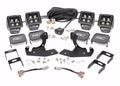 1x 70763 2x 70903BLKDRLA Chevrolet LED Fog Light Kit Black Series w Amber DRL (07-13 Silverado 1500)
