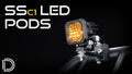 Diode Dynamics Stage Series C1 LED Pod Pro - White Flood Standard ABL (Pair)
