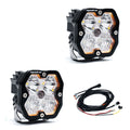 Baja Designs Squadron 2.0 Sport (Pair) LED Spot / No Harness - Baja Amber