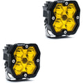 Baja Designs Squadron 2.0 Sport (Pair) LED Spot / No Harness - Baja Amber