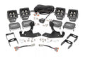 1x 70763 2x 70903BLKDRL Chevrolet LED Fog Light Kit Black Series w White DRL (07-13 Silverado 1500)