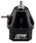 DeatschWerks DWR1000 AFPR + Pressure Gauge + 8AN & 6AN Fittings - Anodized Black