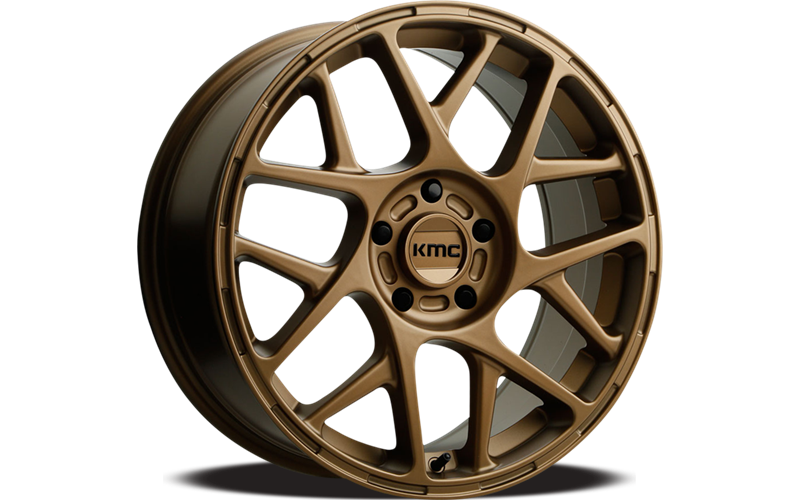 ~(27 lbs. 21X21X11)~ KM708 18X8 5X120 S-BLK 38MM