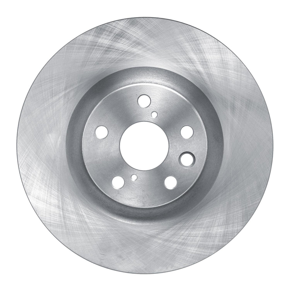R1 11-25 Lexus IS200T Right Front Drilled & Slotted Black Brake Rotor