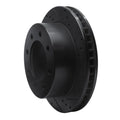 R1 00-02 Dodge Ram 2500 Front Right Drilled & Slotted Black Brake Rotor