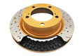 DBA 03-07 Jeep Wrangler Rear 4000 Series Drilled & Slotted Rotor